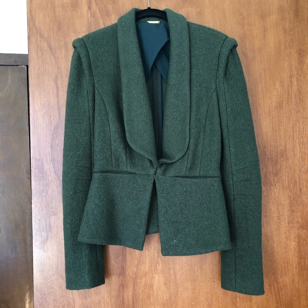 🚫SOLD🚫Rebecca Minkoff Blazer Wool Green Sample